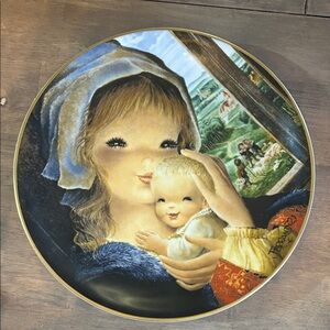 Rare vintage collectors plate 1978 Juan Ferrandiz “Pastoral Mother and Child”